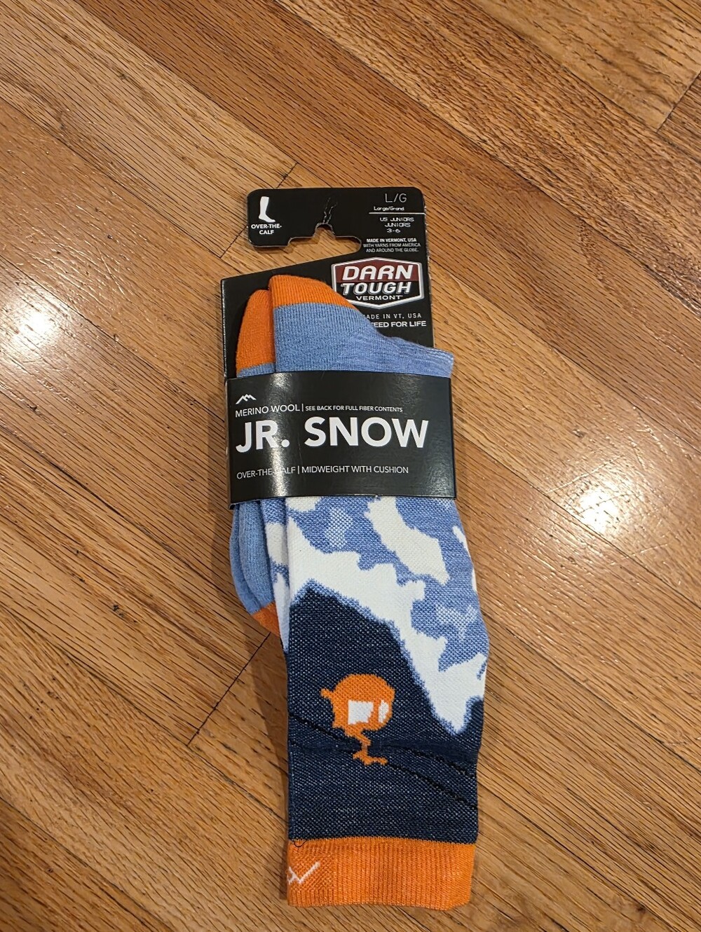 Darn Tough JR. Snow Over The Calf Socks